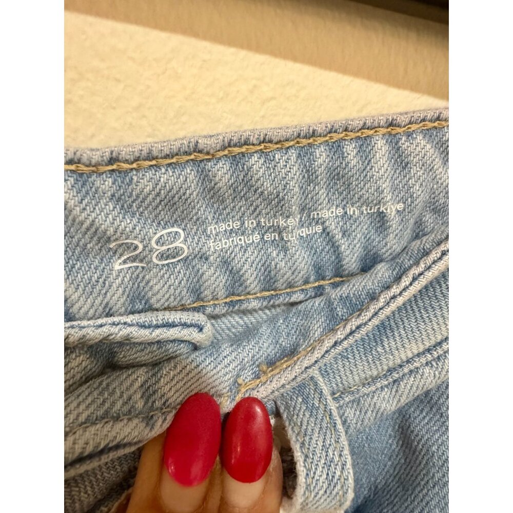 Pilcro High Rise Wide Leg Sequin Skater Jeans 100% Cotton Denim & Embellishments - Picture 7 of 11